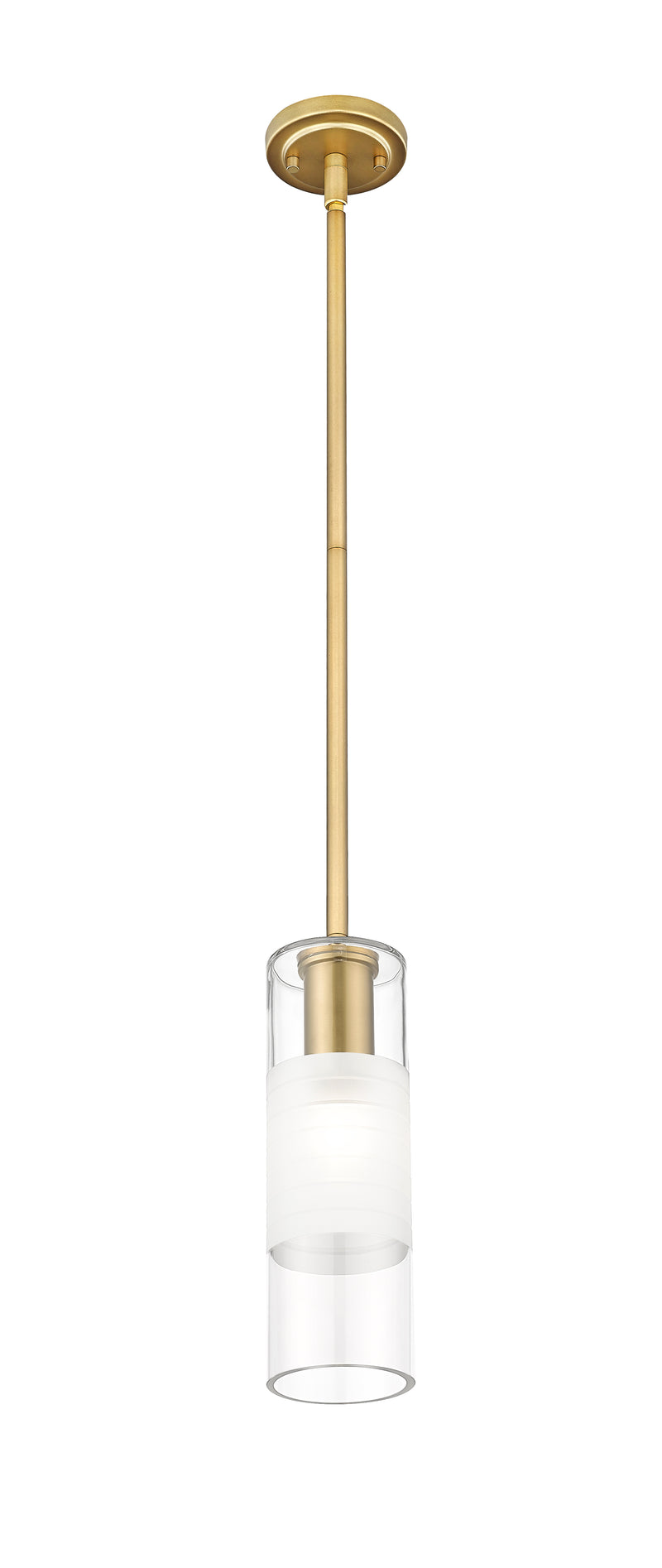 Alton 1 Light 4.75" Pendant, Rod Mount, Modern Gold in Modern Gold