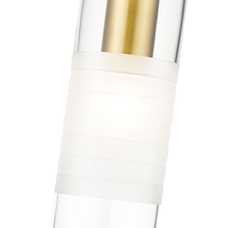 Alton 1 Light 4.75" Pendant, Rod Mount, Modern Gold in Modern Gold