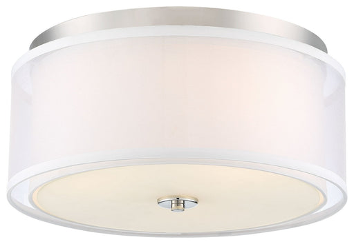 Studio 5 3-Light Flush Mount in Polished Nickel
