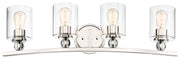 Studio 5 4-Light Bath Vanity Light in Polished Nickel