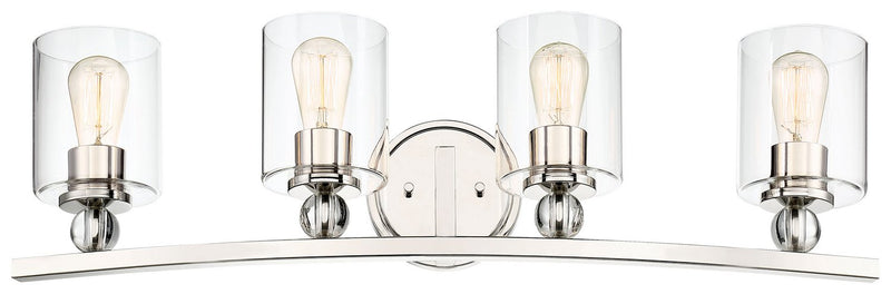 Studio 5 4-Light Bath Vanity Light in Polished Nickel