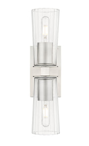 Titus 2 Light 4.5" Wall Sconce in Brushed Nickel