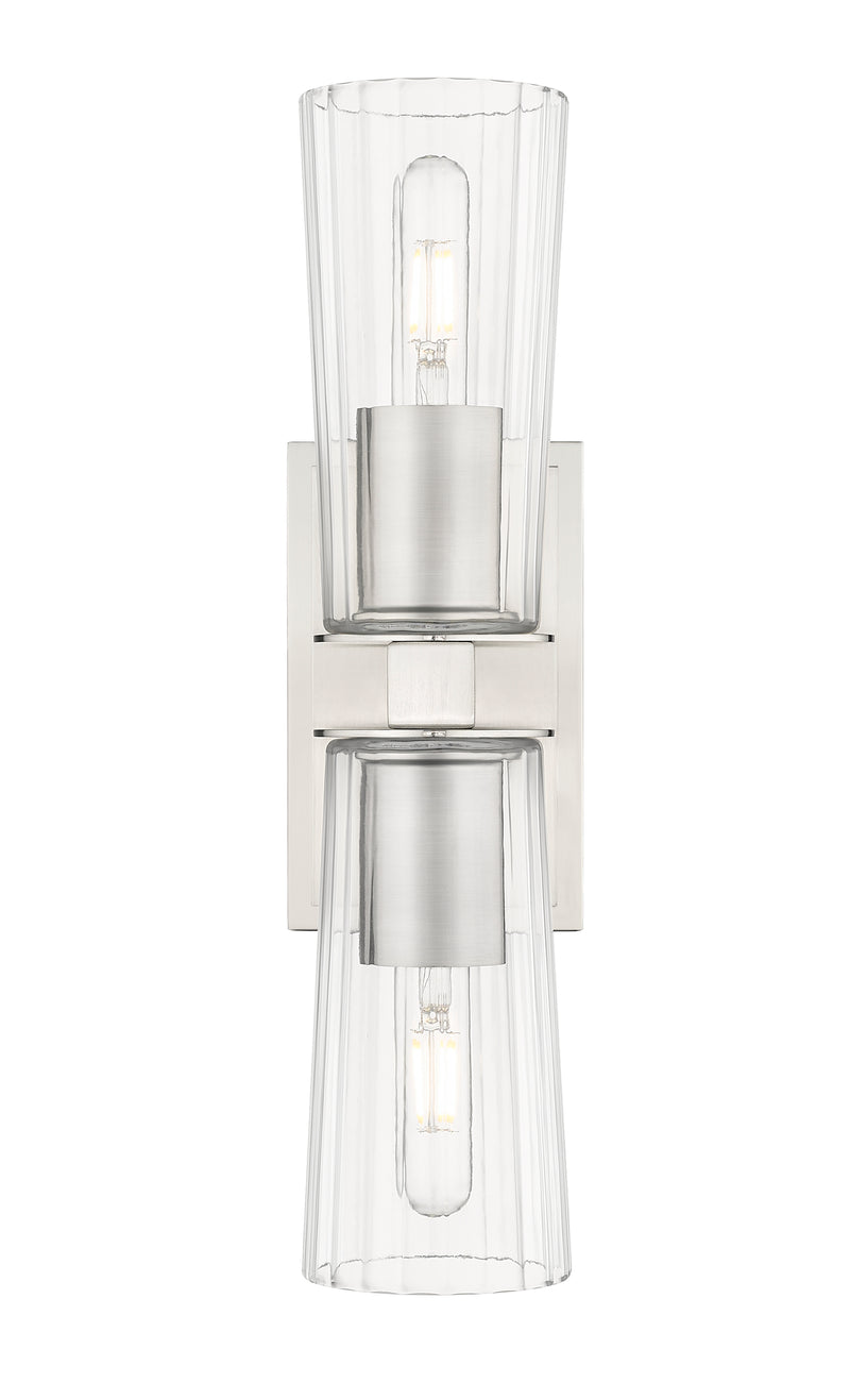 Titus 2 Light 4.5" Wall Sconce in Brushed Nickel