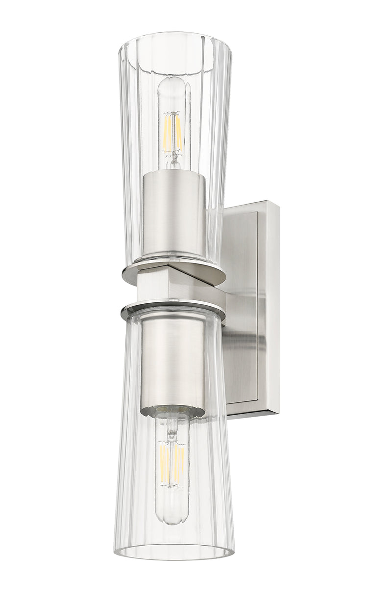 Titus 2 Light 4.5" Wall Sconce in Brushed Nickel