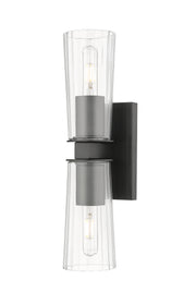 Titus 2 Light 4.5" Wall Sconce in Matte Black