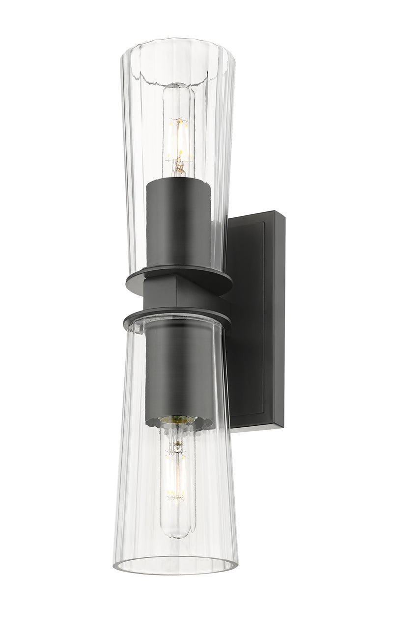 Titus 2 Light 4.5" Wall Sconce in Matte Black
