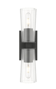 Titus 2 Light 4.5" Wall Sconce in Matte Black