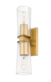Titus 2 Light 4.5" Wall Sconce in Modern Gold