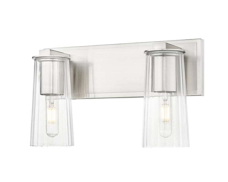 Titus 2 Light 16" Vanity in Brushed Nickel