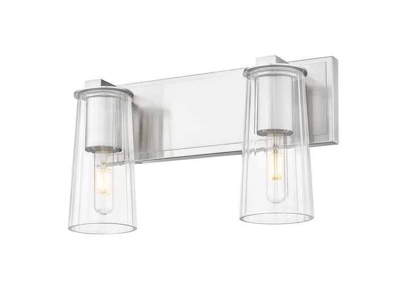 Titus 2 Light 16" Vanity in Brushed Nickel