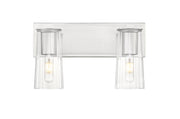 Titus 2 Light 16" Vanity in Brushed Nickel