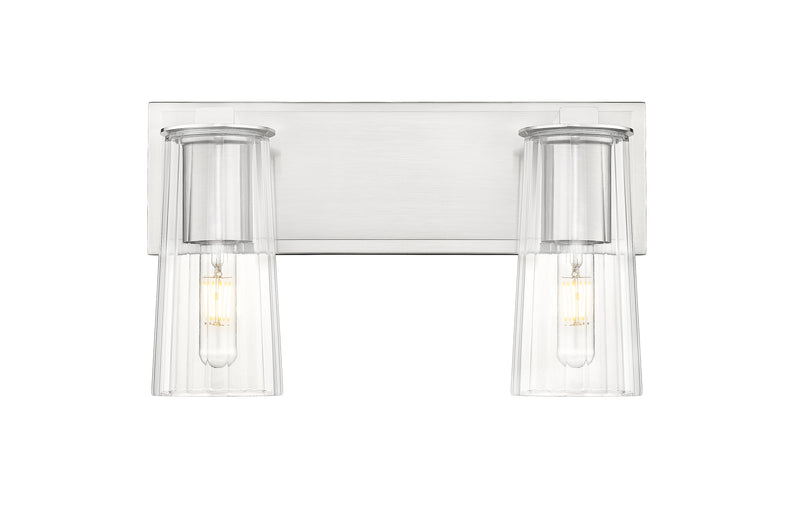 Titus 2 Light 16" Vanity in Brushed Nickel