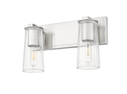 Titus 2 Light 16" Vanity in Brushed Nickel