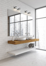 Titus 2 Light 16" Vanity in Chrome in a room setting
