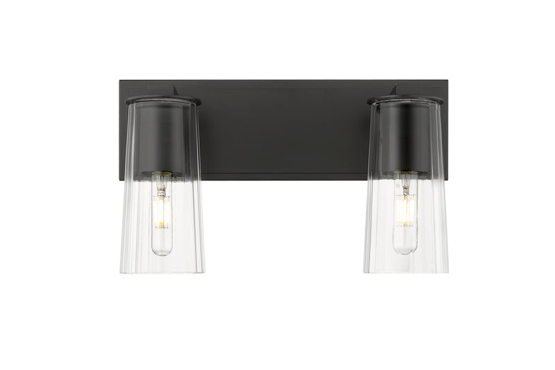 Titus 2 Light 16" Vanity in Matte Black
