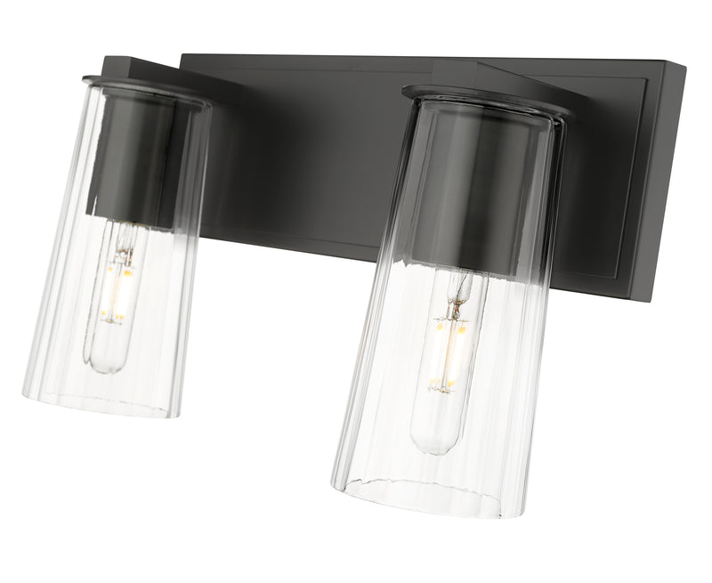 Titus 2 Light 16" Vanity in Matte Black