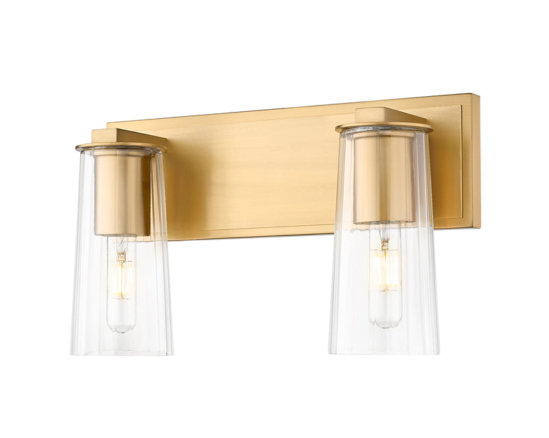 Titus 2 Light 16" Vanity in Modern Gold