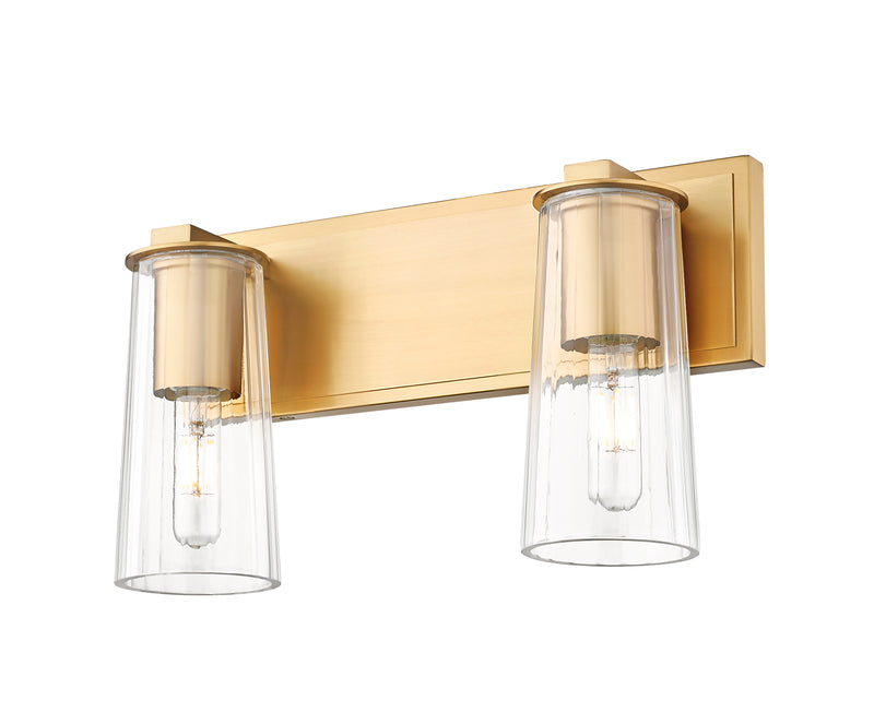Titus 2 Light 16" Vanity in Modern Gold