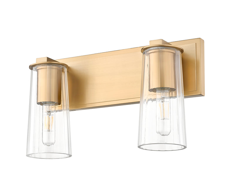 Titus 2 Light 16" Vanity in Modern Gold