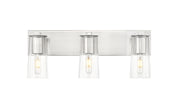 Titus 3 Light 24" Vanity in Brushed Nickel