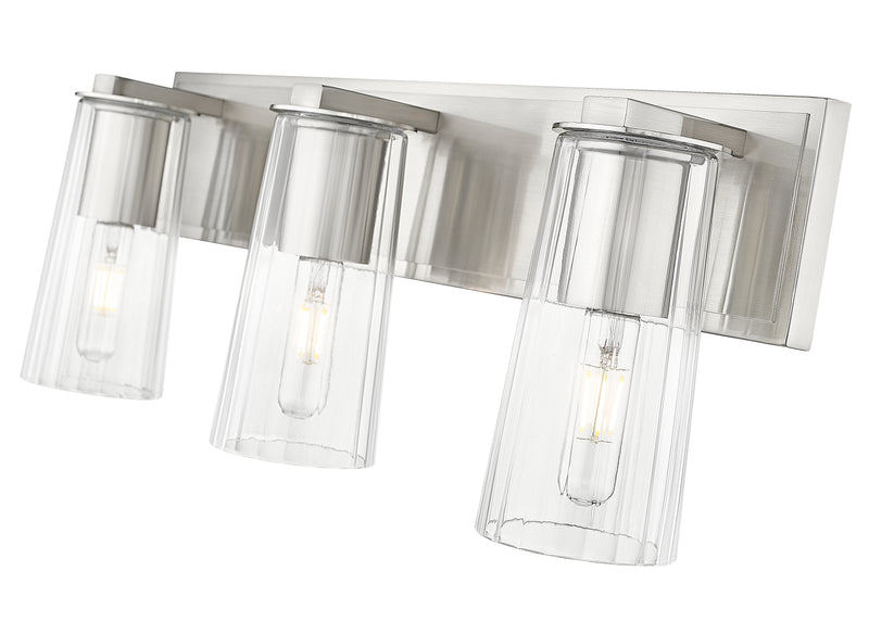 Titus 3 Light 24" Vanity in Brushed Nickel