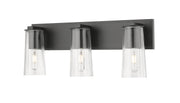 Titus 3 Light 24" Vanity in Matte Black