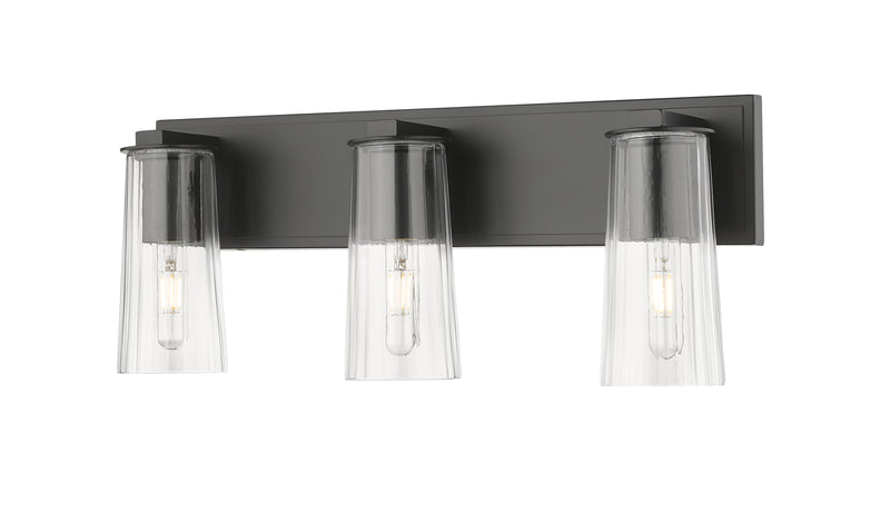 Titus 3 Light 24" Vanity in Matte Black