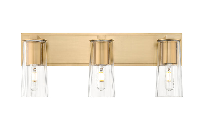 Titus 3 Light 24" Vanity in Modern Gold