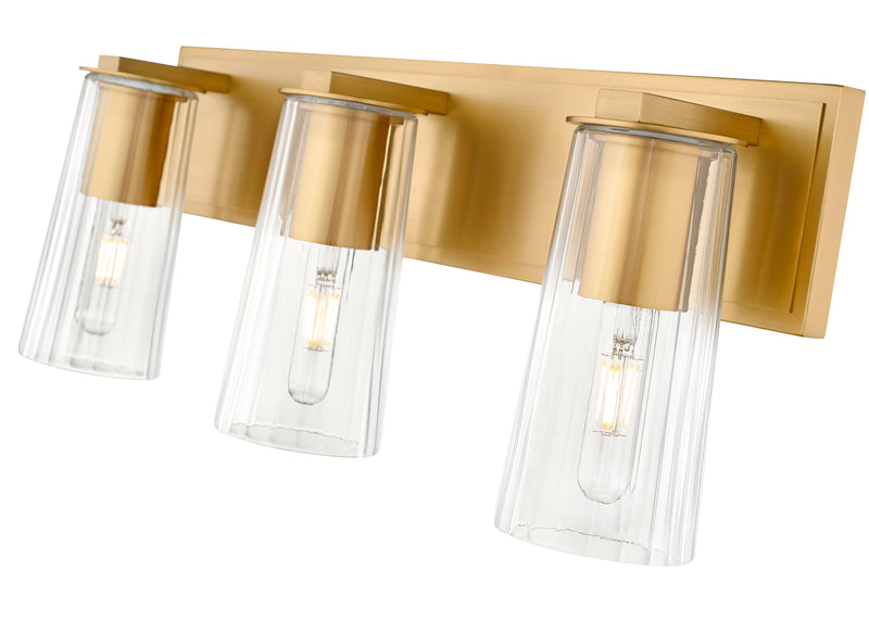 Titus 3 Light 24" Vanity in Modern Gold