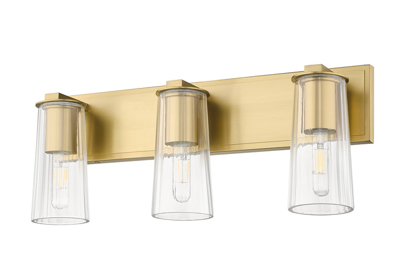 Titus 3 Light 24" Vanity in Modern Gold