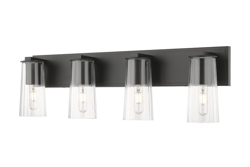 Titus 4 Light 32" Vanity in Matte Black