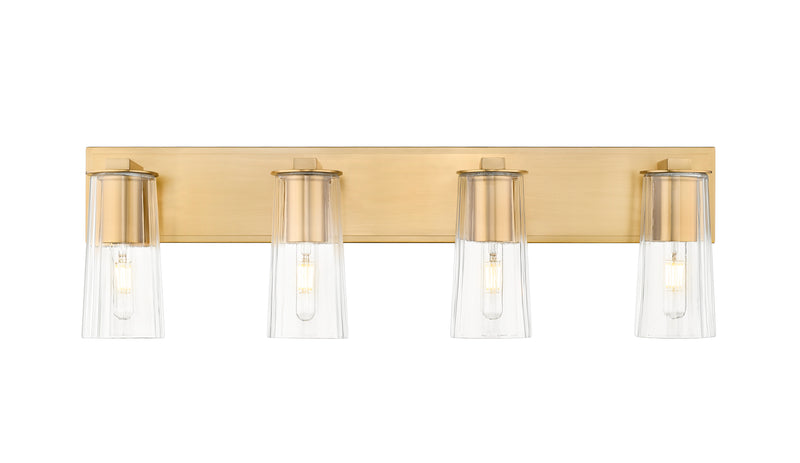 Titus 4 Light 32" Vanity in Modern Gold