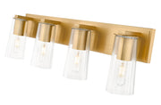 Titus 4 Light 32" Vanity in Modern Gold
