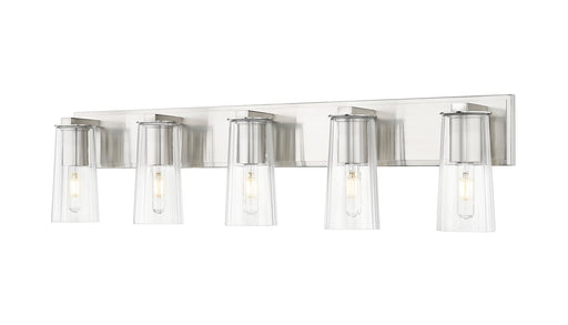 Titus 5 Light 40" Vanity in Brushed Nickel