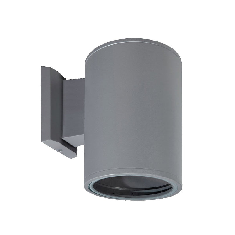 Round 8" Outdoor Downlight Wall Light in Grey