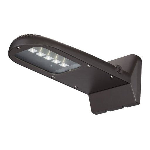 Projecting 6.25" LED Outdoor Wall Sconce in Architectural Bronze