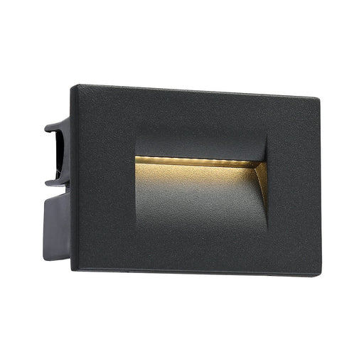 Recessed 3" LED Step Light in Graphite
