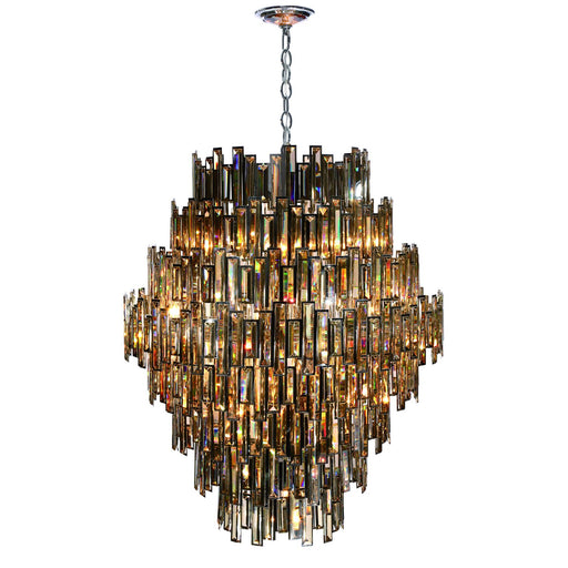 Vienna 28-Light 39.5" Chandelier in Chrome