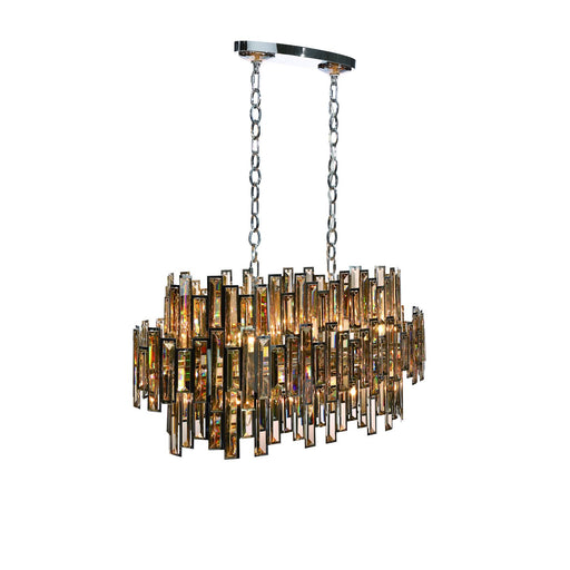 Vienna 16-Light 40.5" Linear Pendant in Chrome