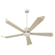 Rova 72" 5-Blade WiFi Ceiling Fan in Satin Nickel