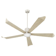 Rova 72" 5-Blade WiFi Ceiling Fan in Satin Nickel