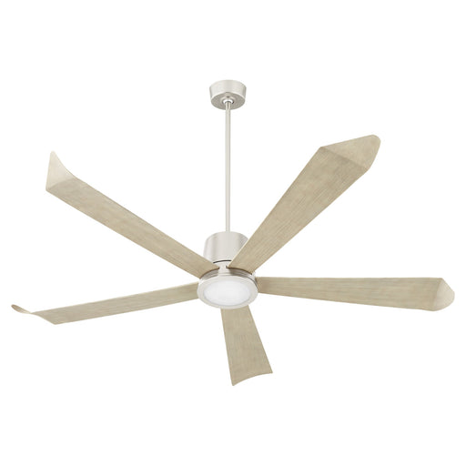 Rova 72" 5-Blade WiFi Ceiling Fan in Satin Nickel