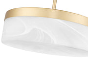 Renaud 1 Light 13" Pendant in Modern Gold