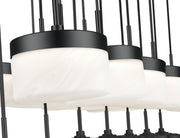 Renaud 23 Light 58.75" Linear Pendant in Matte Black