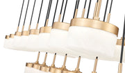 Renaud 23 Light 58.75" Linear Pendant in Modern Gold