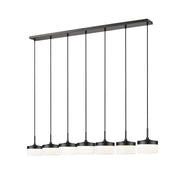Renaud 7 Light 58.75" Linear Pendant in Matte Black