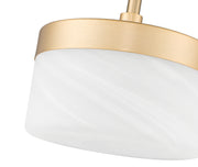 Renaud 1 Light 6.75" Pendant in Modern Gold