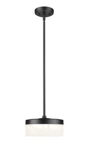 Renaud 1 Light 9.25" Pendant in Matte Black