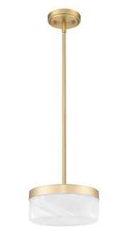 Renaud 1 Light 9.25" Pendant in Modern Gold