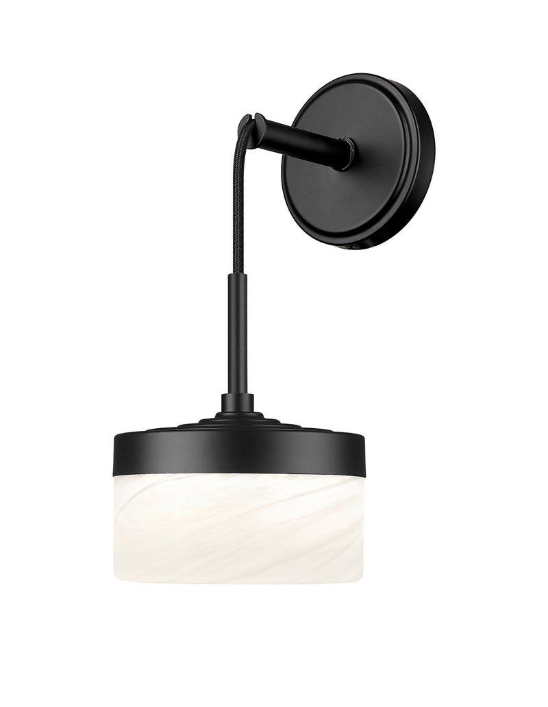 Renaud 1 Light 6.75" Wall Sconce in Matte Black